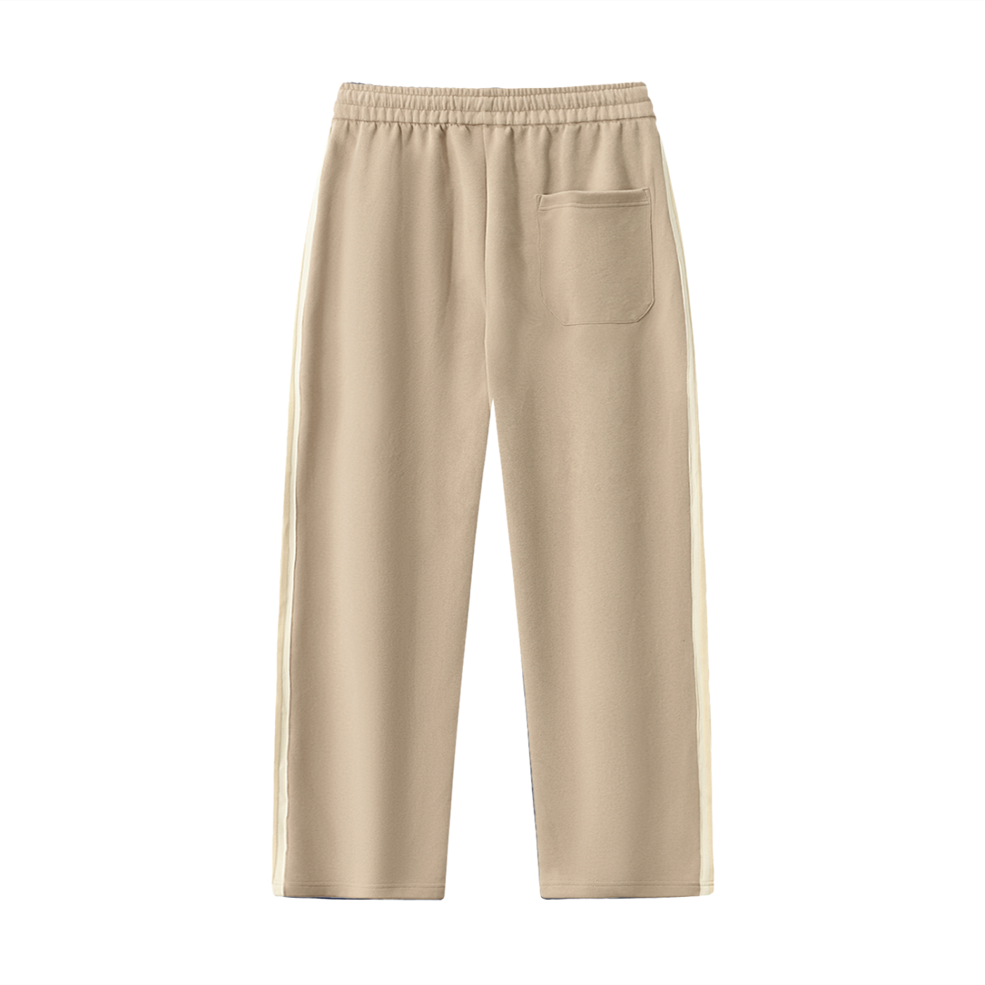 Contrast Side-Stripe Straight-Leg Pants | WODG®