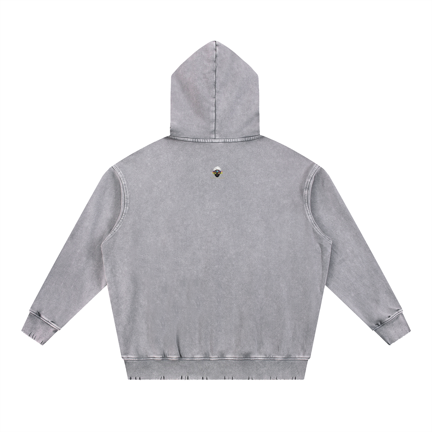 Snow Wash Hand-Frayed Heavyweight Hoodie | WODG®