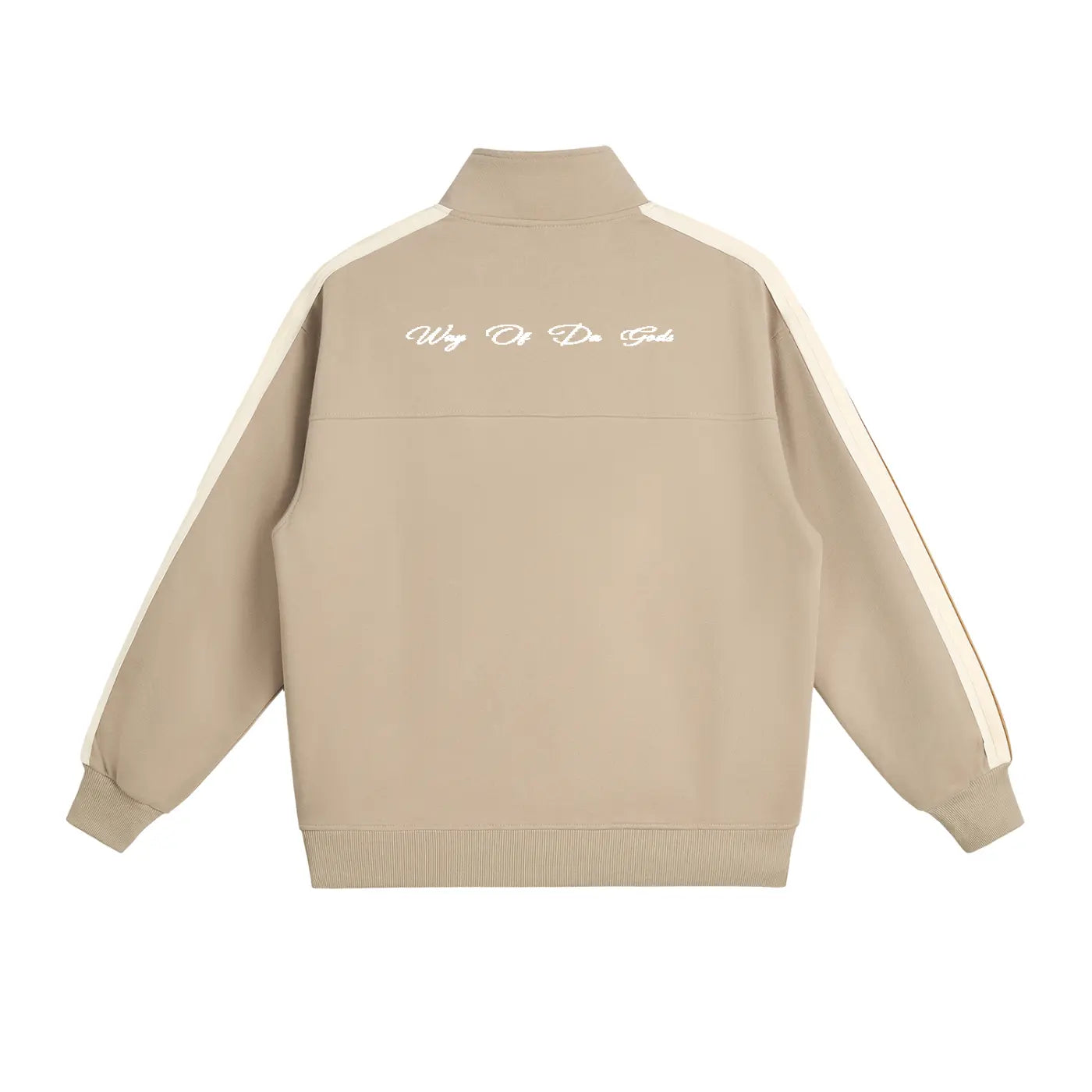 Contrast Side-Stripe Stand Collar Jacket | WODG® ODMPOD