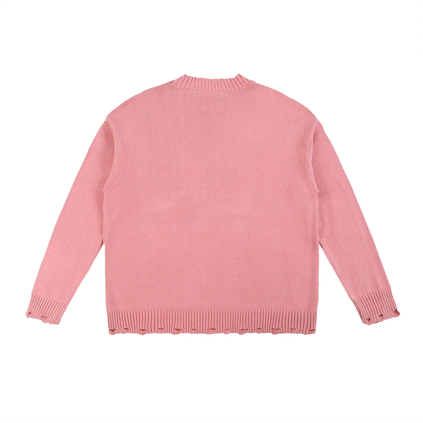 Vintage Washed Hand-Frayed Sweater | WODG® ODMPOD