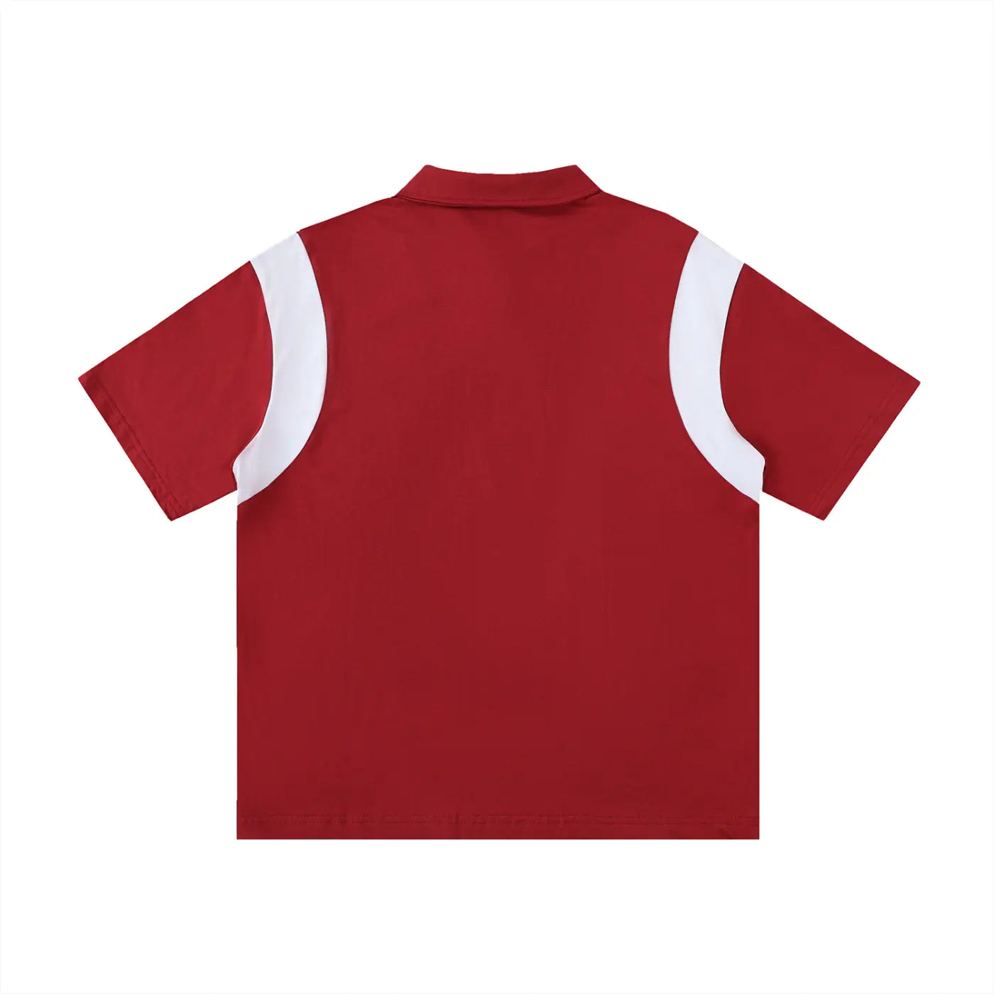 Contrast Panel Cotton Polo Shirt | WODG® ODMPOD