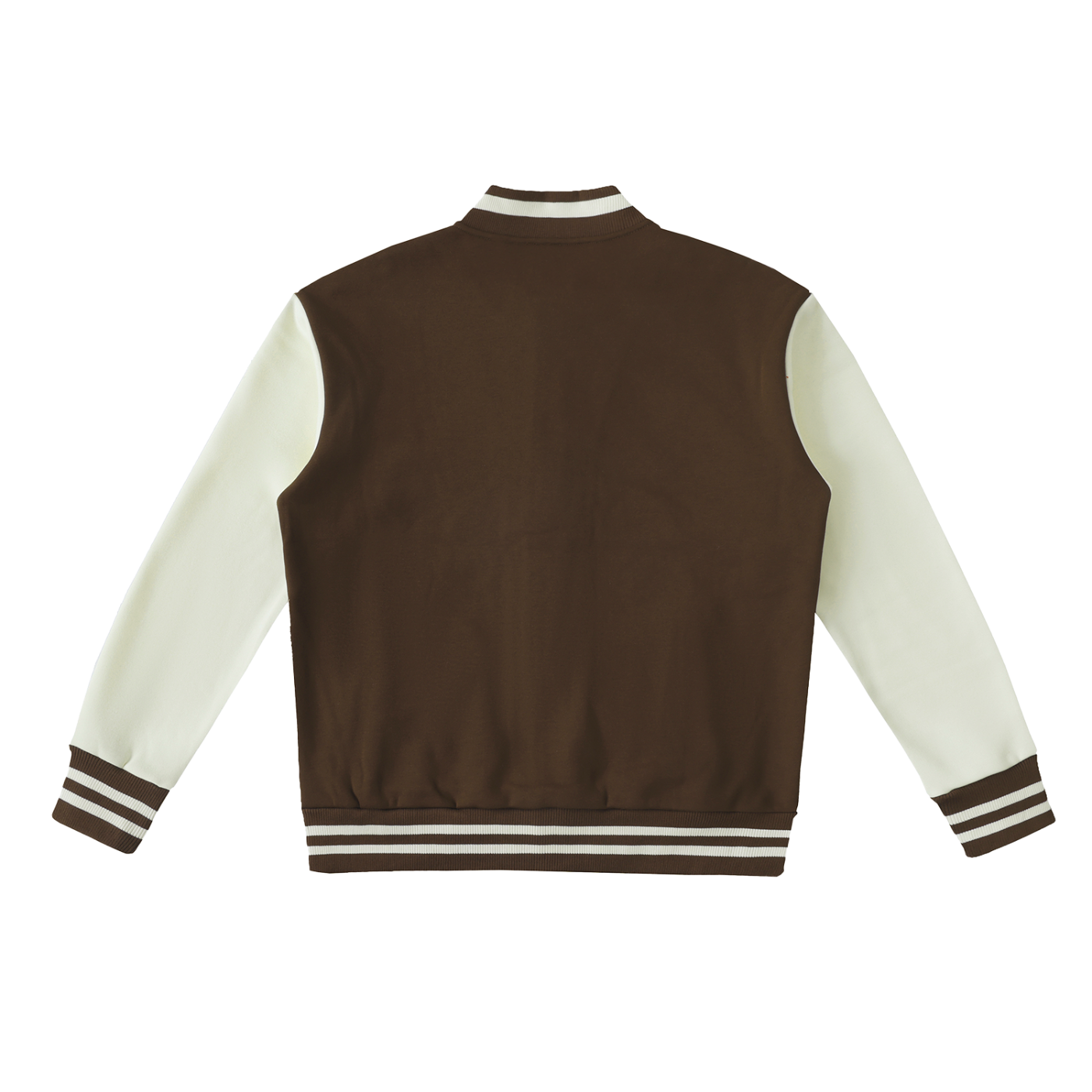 Two-Tone Fleeced Varsity Jacket | WODG®