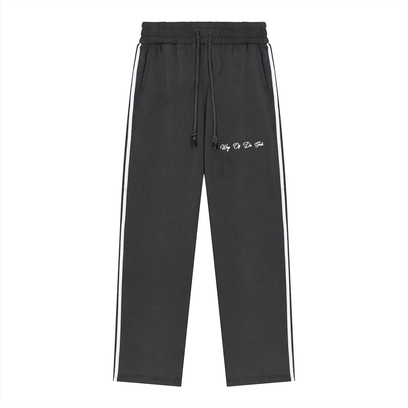 Snow Washed Contrast Tape Sweatpants | WODG® ODMPOD