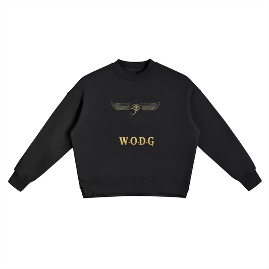 Fleece Side Slit Crewneck Sweatshirt | WODG®