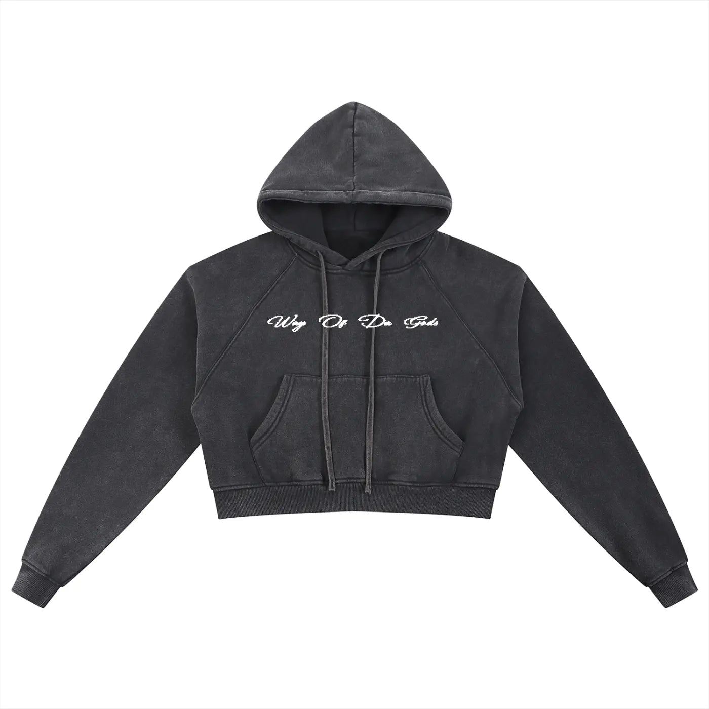 Snow Washed Cropped Hoodie | WODG® ODMPOD