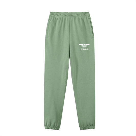 Essential Jogged Sweatpants (White Logo) | WODG®