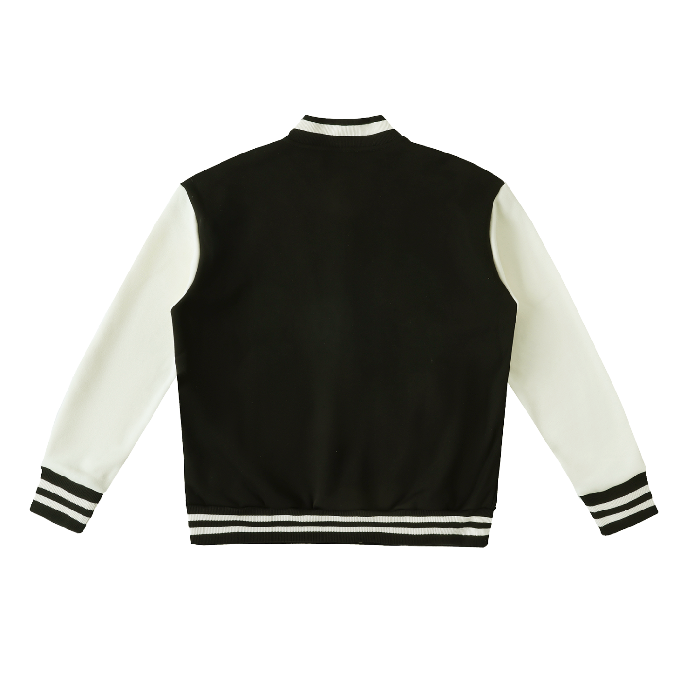 Two-Tone Fleeced Varsity Jacket | WODG®